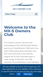 Mobile Screenshot of mx5oc.co.uk